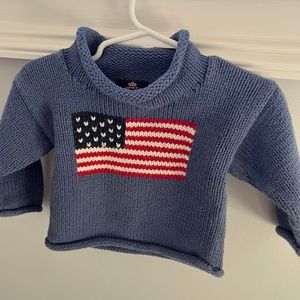 Chatham Clothing Bar size 12Months American flag sweater